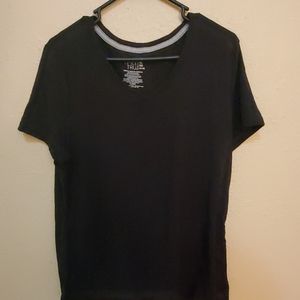 Black v-neck